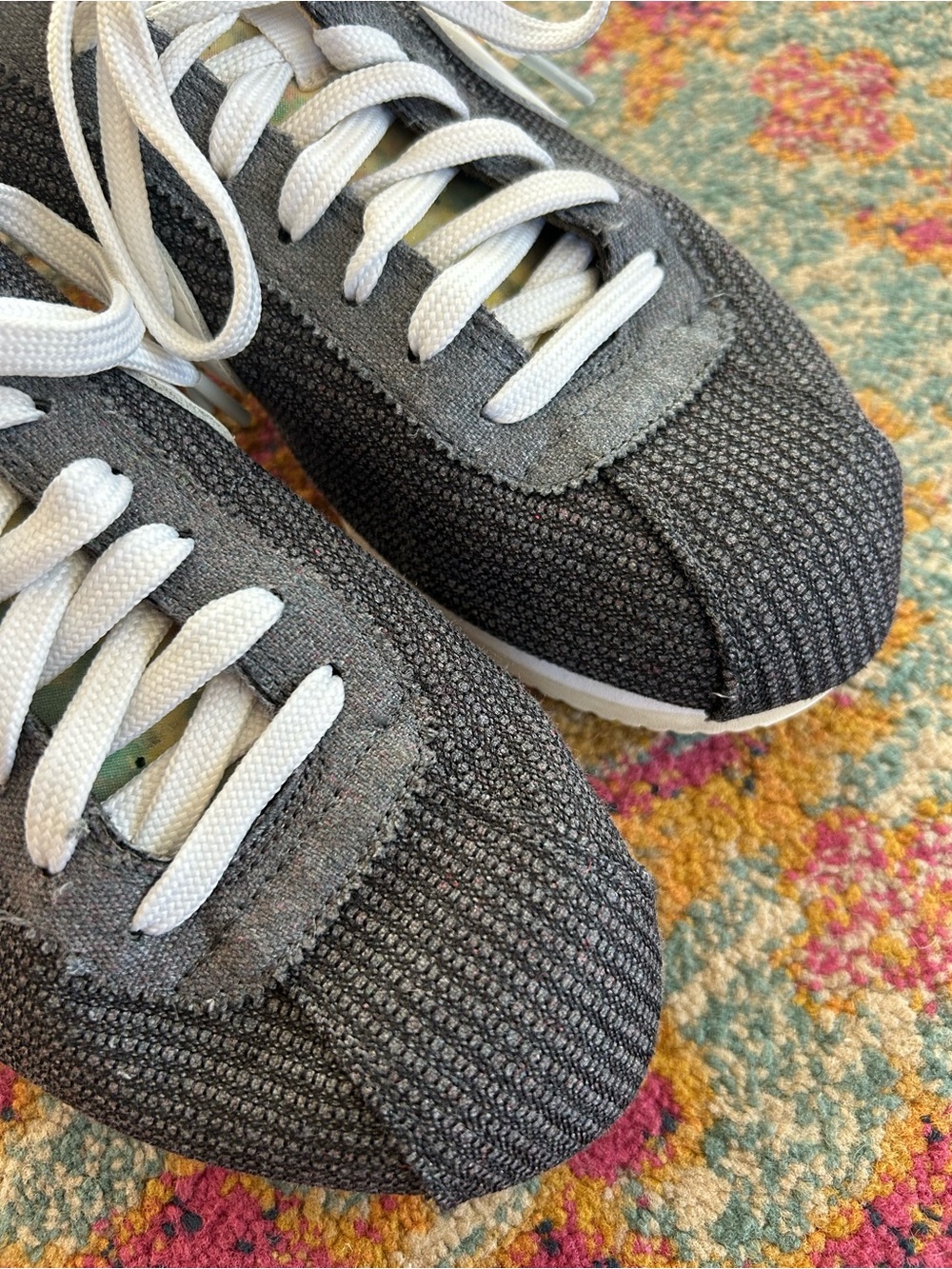 Nike | Women’s ‘Iron Grey’ Cortez Basic Premium Recycled Canvas Pack Sneaker 8.5 - Picture 7 of 16